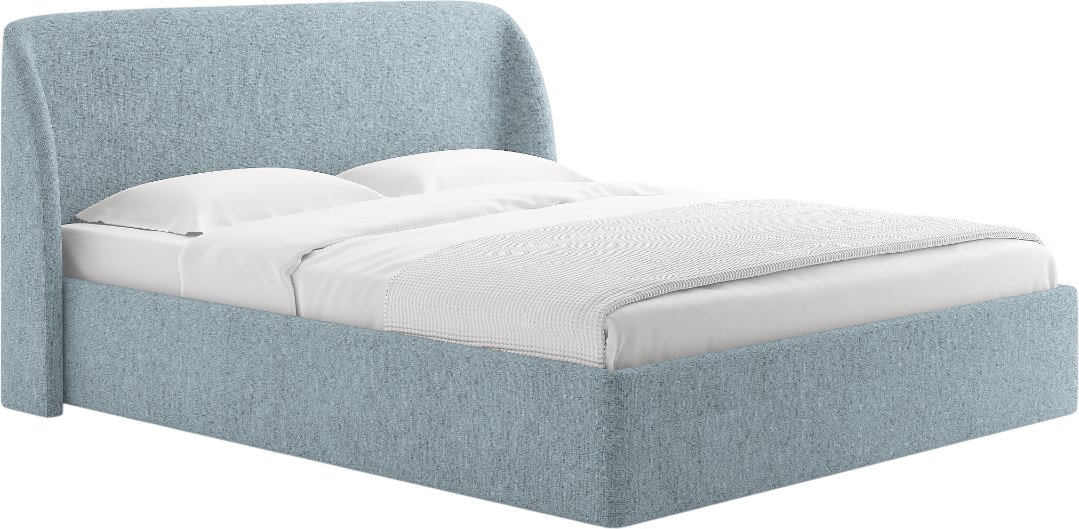 

Кровать Сонум Nicole 160x190 (кашемир голубой)