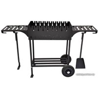 Мангал для дачи Progrill Техас на колесах (4 мм)