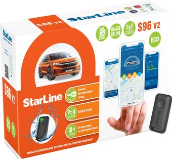 Автосигнализация StarLine S96 v2 BT ECO 2CAN+4LIN 2SIM GSM