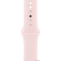 Умные часы Apple Watch Series 9 41 мм (алюминиевый корпус, розовый/розовый, спортивный силиконовый ремешок M/L)