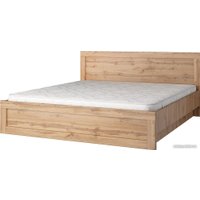 Кровать Anrex Mortiz 180x200 с ПМ (дуб вотан)