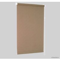 Мини рулонные шторы Delfa Эконом Сантайм Лен СРШ 01МЭД2439 43x160 (какао)
