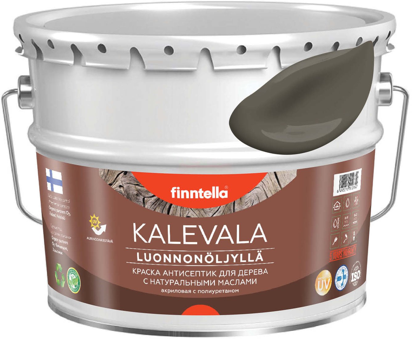 

Краска Finntella Kalevala Taupe F-13-1-9-FL079 9 л (коричневый/серый)