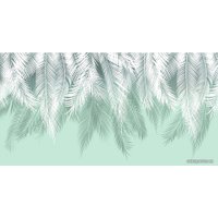 Фотообои Citydecor Пальмовые листья с защитным покрытием (бирюзовый) 500x260