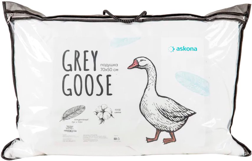

Спальная подушка Askona Grey Goose 50x70