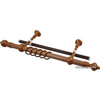 Карниз для штор Legrand Кантри + У-шина 48065614 (1.2 м, орех золотой)