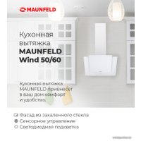 Кухонная вытяжка MAUNFELD Wind 60 (черный)