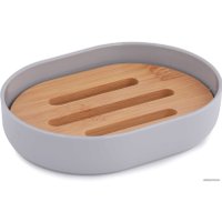 Мыльница Альтернатива Бамбук М8063 (серый)