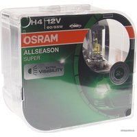 Галогенная лампа Osram H4 AllSeason Super 2шт