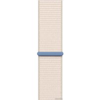 Умные часы Apple Watch Series 9 45 мм (алюминиевый корпус, звездный свет/звездный свет, нейлоновый ремешок)
