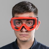 Горнолыжная маска (очки) Sima-Land 3734826 (красный)