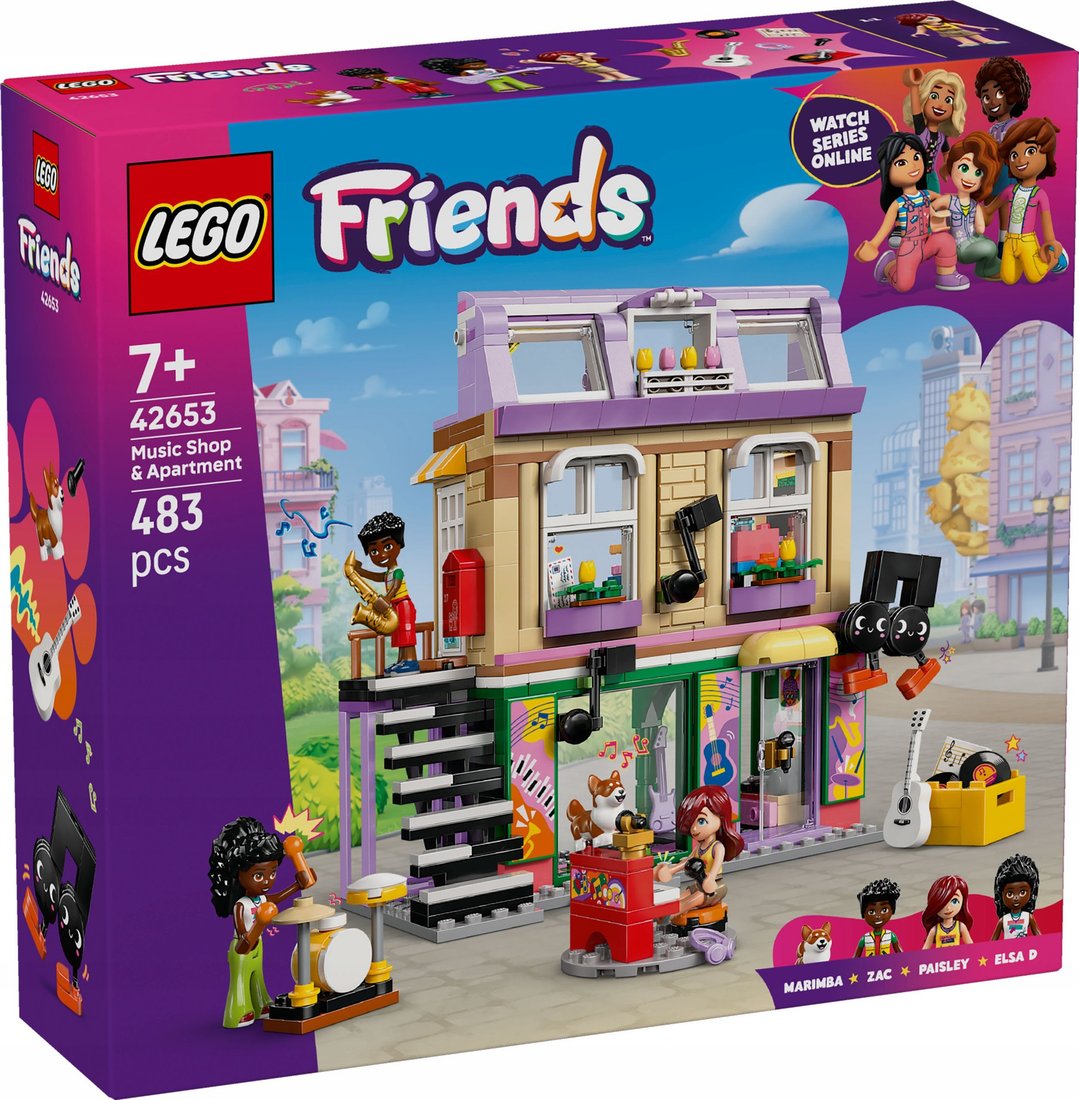 

Конструктор LEGO Friends Музыкальный магазин и квартира 42653