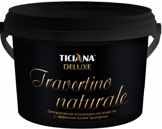 

Декоративная штукатурка Ticiana Deluxe Travertino Naturale на извести (8 л)