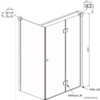 Душевой уголок Ambassador Set 12011107R-ST5