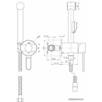Гигиенический душ Deante Jasmin Nero BGJ N34M