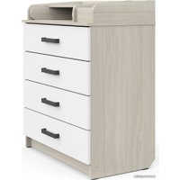 Детский комод Атон Мебель Marvin (шимо светлый/белый)