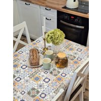 Скатерть Stolima Napco Португальская плитка 4020 (160x130)