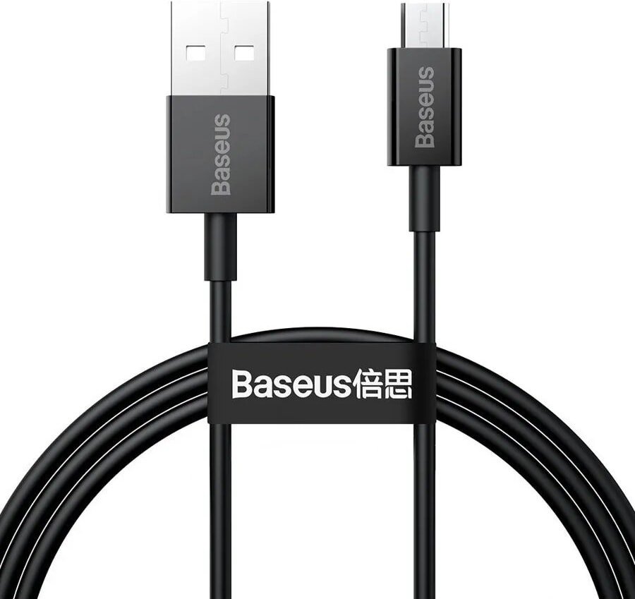 

Кабель Baseus CAMYS-A01 USB Type-A - microUSB (2 м, черный)