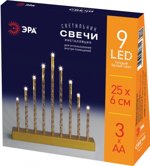 

Статуэтка ЭРА ENGS-09 Свечи 9 LED Б0051935