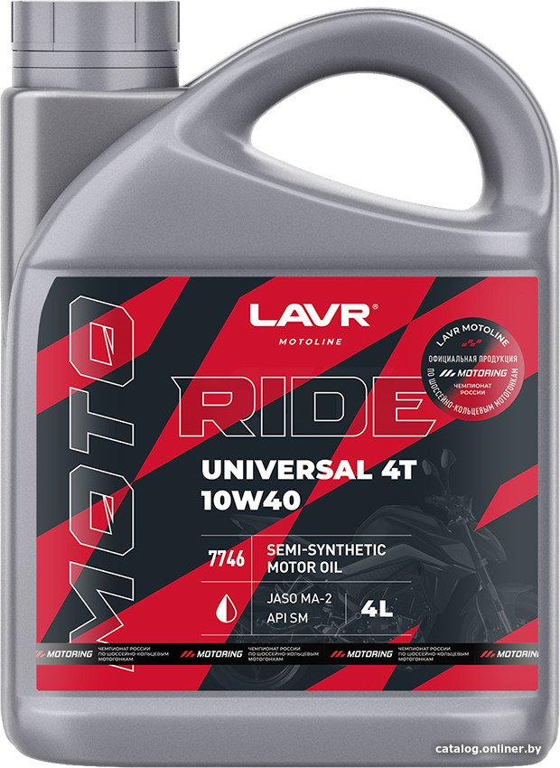 Моторное масло Lavr Universal 4T 10W-40 4л