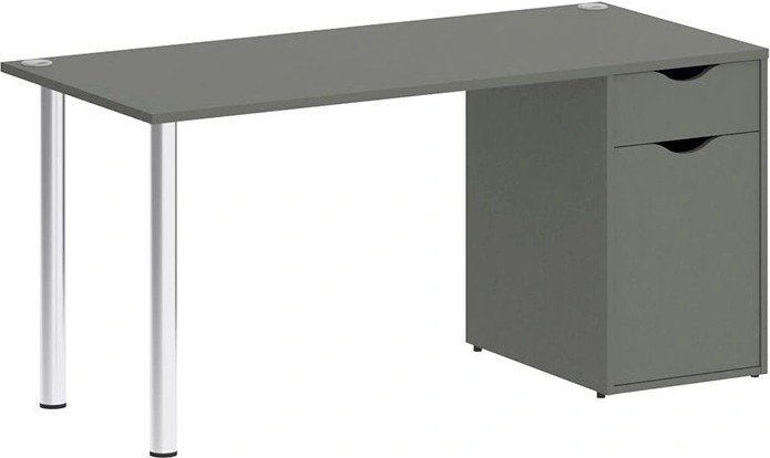 

Стол Riva Home Office VR.SP-3-158.1 Silver (металлик)