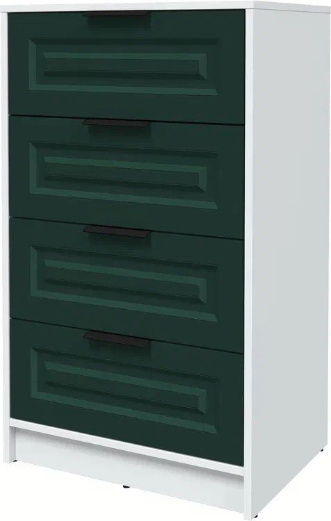 

Комод Интерлиния Концепт КТ-К60 Деко (белый платинум/изумруд)