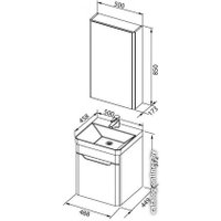  Aquanet Комплект София 50 00203648 (белый)