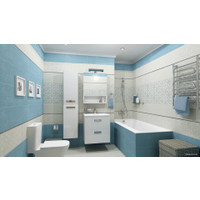 Керамическая плитка Gracia Ceramica Amelie Wall 02 250x750 (Turquoise)