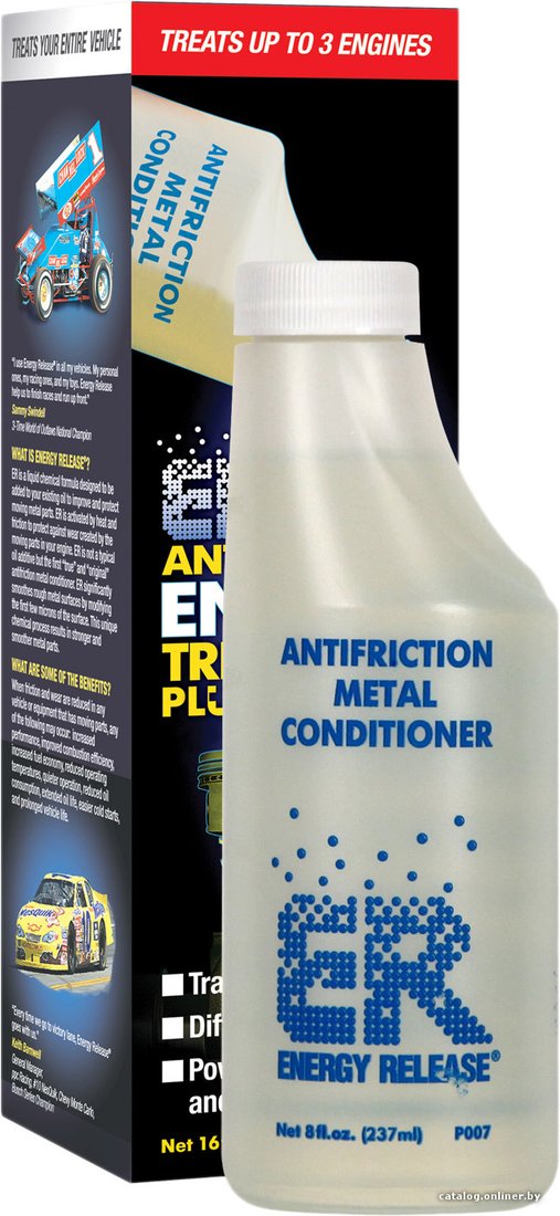 

Присадка в масло Energy Release Antifriction Metal Conditioner 237 мл (ER8(P007RU))