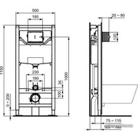 Унитаз подвесной Ideal Standard T461401+T468301+R020467/I001401