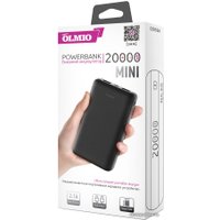 Внешний аккумулятор Olmio MINI-20 20000mAh (черный)