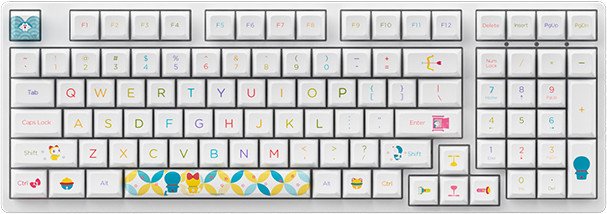 

Клавиатура Akko 3098B Doraemon Rainbow (Akko CS Jelly Pink)