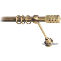 Карниз для штор Lm Decor Модерн (антик, гладкая, 2.4м 19мм, 1 ряд)