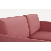 Угловой диван Divan Нордика мини Velvet Coral 264427 (розовый)