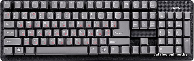 Клавиатура SVEN Standard 301 PS/2 (серый)