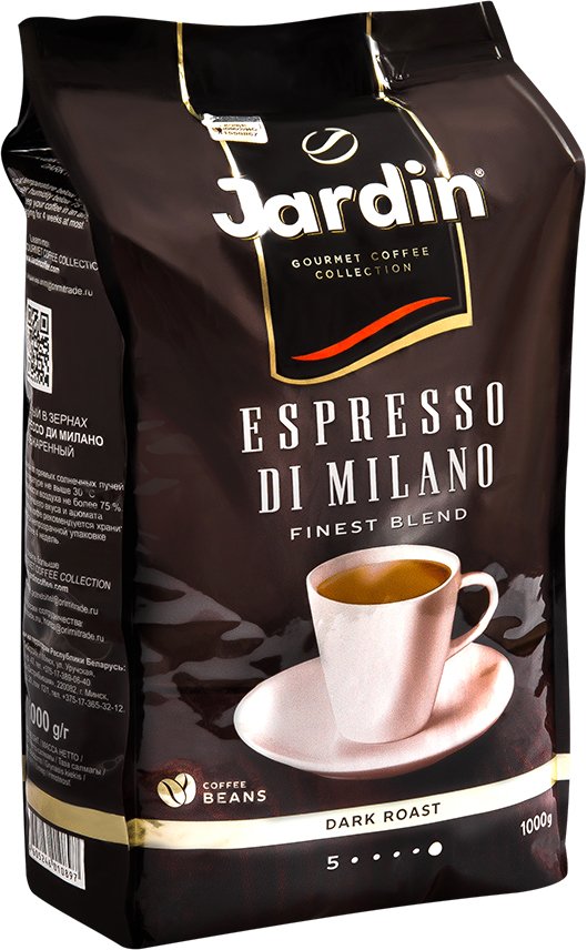 

Кофе Jardin Espresso Di Milano в зернах 1 кг