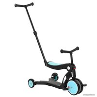 Трехколесный самокат Pituso HD-200B (черный/голубой)