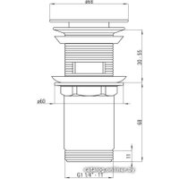 Донный клапан Deante NHC 010U