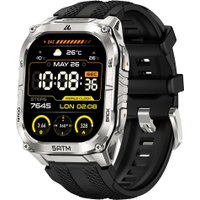 Умные часы Kospet Tank M4C (серебристый)