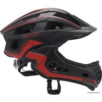 Cпортивный шлем JetCat Fullface NoLimits (р. 48-53, black/red)