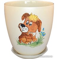 Вазон NiNaGlass Щенок №4 93-027 4840155245