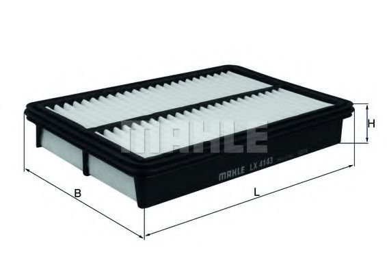 

Воздушный фильтр Mahle Knecht LX4143