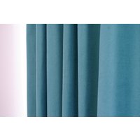 Комплект штор Decoretto Нубук НЯБ-K28 1.25x2.6 м (бирюзовый, 2 шт)