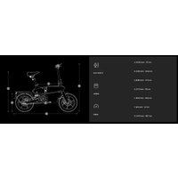 Электровелосипед DYU C2 250W (голубой)