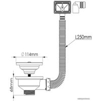 Донный клапан Nova Plastik 1039
