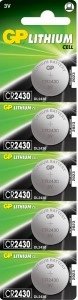 

Батарейка GP Lithium CR2430 5 шт.