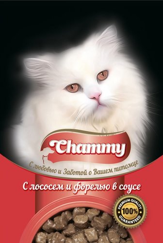 Пресервы Chammy с лососем и форелью в соусе 85 г