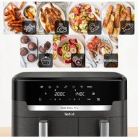 Аэрогриль (аэрофритюрница) Tefal Dual Easy Fry EY942HE0