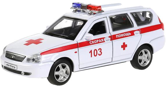 

Легковой автомобиль Технопарк Lada Скорая Помощь PRIORAWAG-12AMB-WH