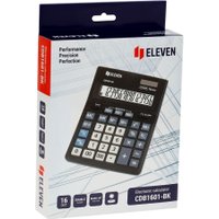 Бухгалтерский калькулятор Eleven Business Line CDB1601-BK_El (черный)